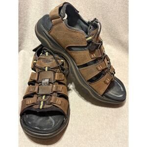 Keen Rialto Men’s Size 11 USA Made Leather Open Toe Sandals Waterproof